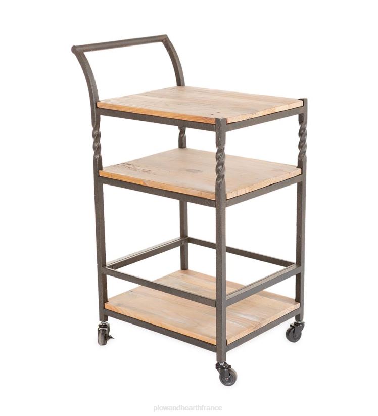 Plow & Hearth meubles chariot de cuisine Deep Creek sur roues 0BNZ2102