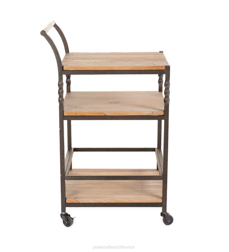 Plow & Hearth meubles chariot de cuisine Deep Creek sur roues 0BNZ2102