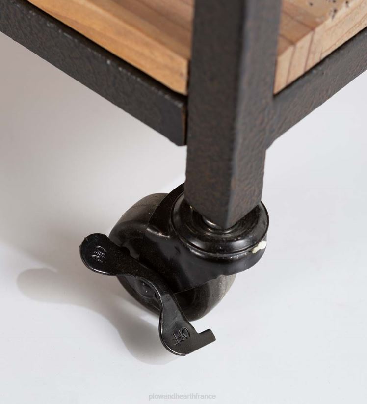 Plow & Hearth meubles chariot de cuisine Deep Creek sur roues 0BNZ2102