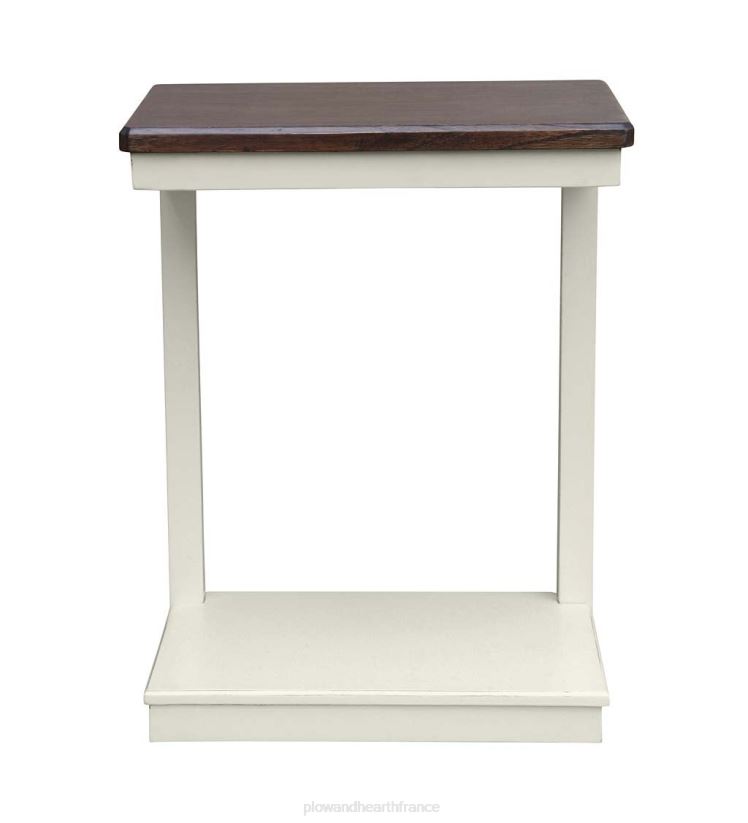 Plow & Hearth meubles Laurel Ridge Farmhouse Collection Holden C Table d'appoint extractible – Cacao 0BNZ2114