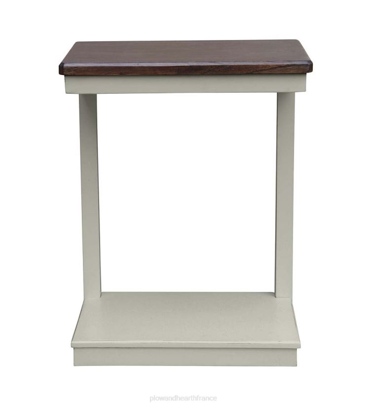 Plow & Hearth meubles Laurel Ridge Farmhouse Collection Holden C Table d'appoint extractible – Cacao 0BNZ2114