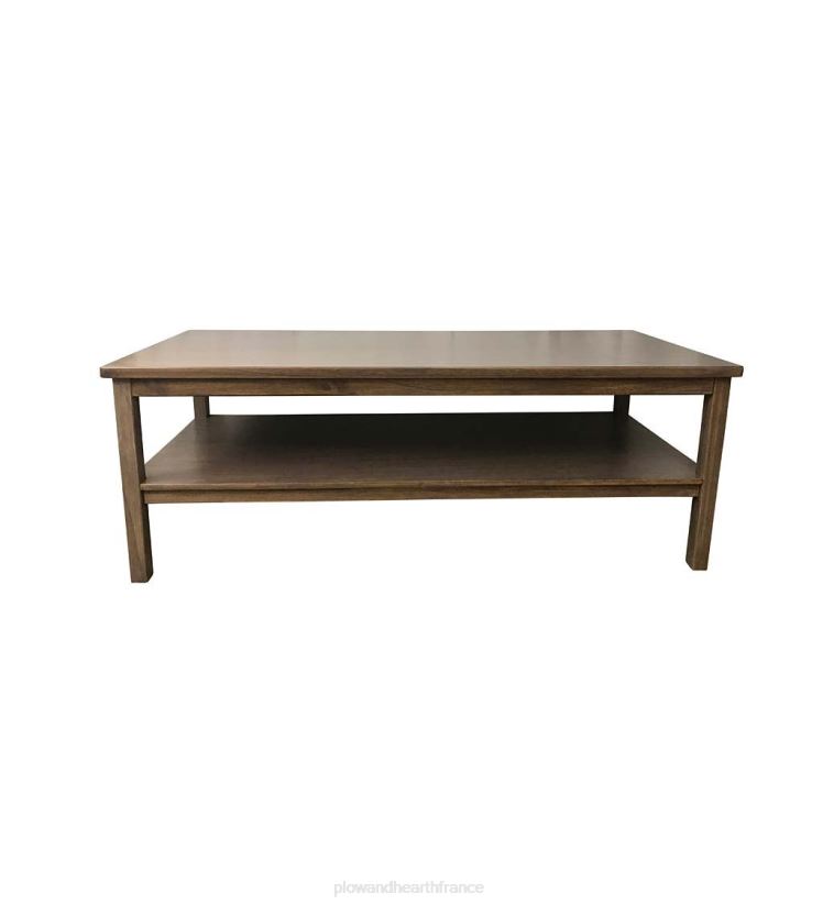 Plow & Hearth meubles Table basse Holden de la collection Farmhouse de Laurel Ridge - cacao 0BNZ2115