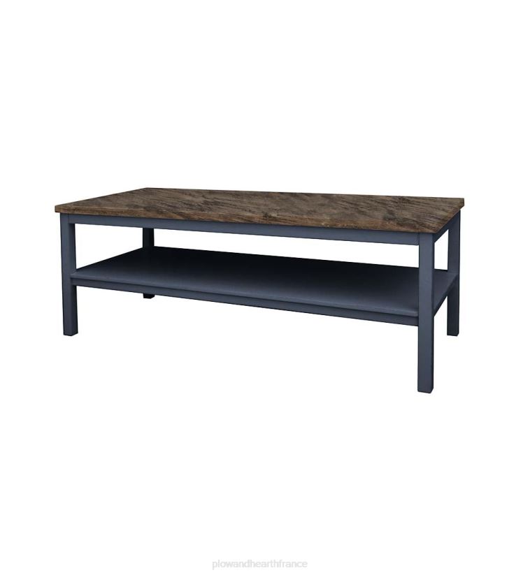 Plow & Hearth meubles Table basse Holden de la collection Farmhouse de Laurel Ridge - cacao 0BNZ2115
