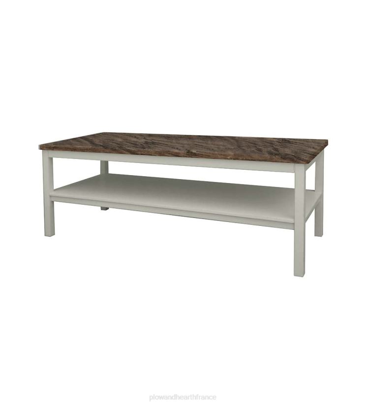 Plow & Hearth meubles Table basse Holden de la collection Farmhouse de Laurel Ridge - cacao 0BNZ2115