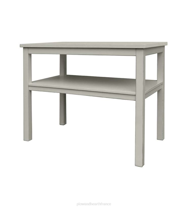 Plow & Hearth meubles Table d'appoint Holden de la collection Farmhouse de Laurel Ridge - cacao 0BNZ2111