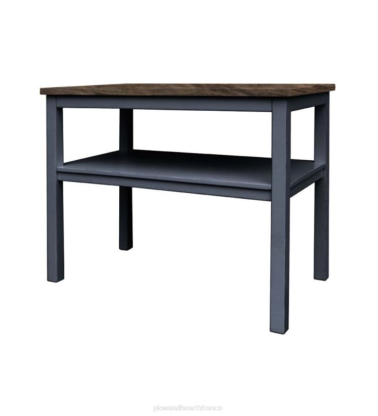 Plow & Hearth meubles Table d'appoint Holden de la collection Farmhouse de Laurel Ridge - cacao 0BNZ2111