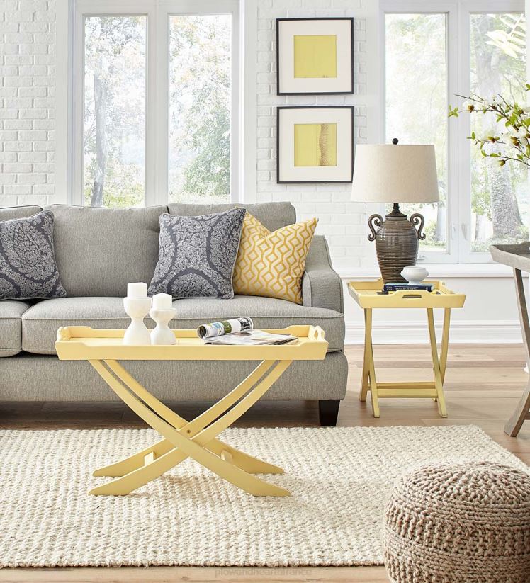 Plow & Hearth meubles Tables à plateaux Holden de la collection Farmhouse de Laurel Ridge 0BNZ2110