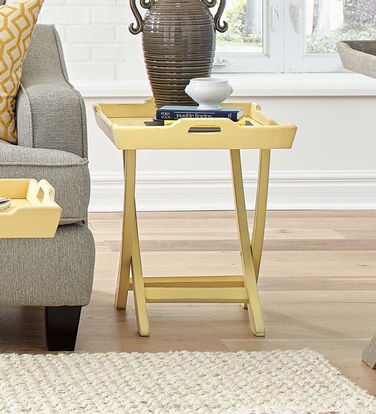 Plow & Hearth meubles Tables à plateaux Holden de la collection Farmhouse de Laurel Ridge 0BNZ2110