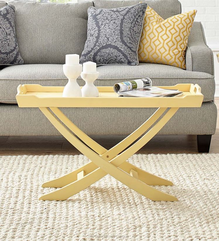 Plow & Hearth meubles Tables à plateaux Holden de la collection Farmhouse de Laurel Ridge 0BNZ2110