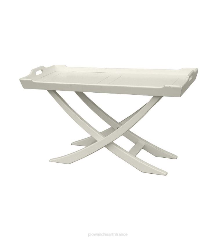 Plow & Hearth meubles Tables à plateaux Holden de la collection Farmhouse de Laurel Ridge 0BNZ2110