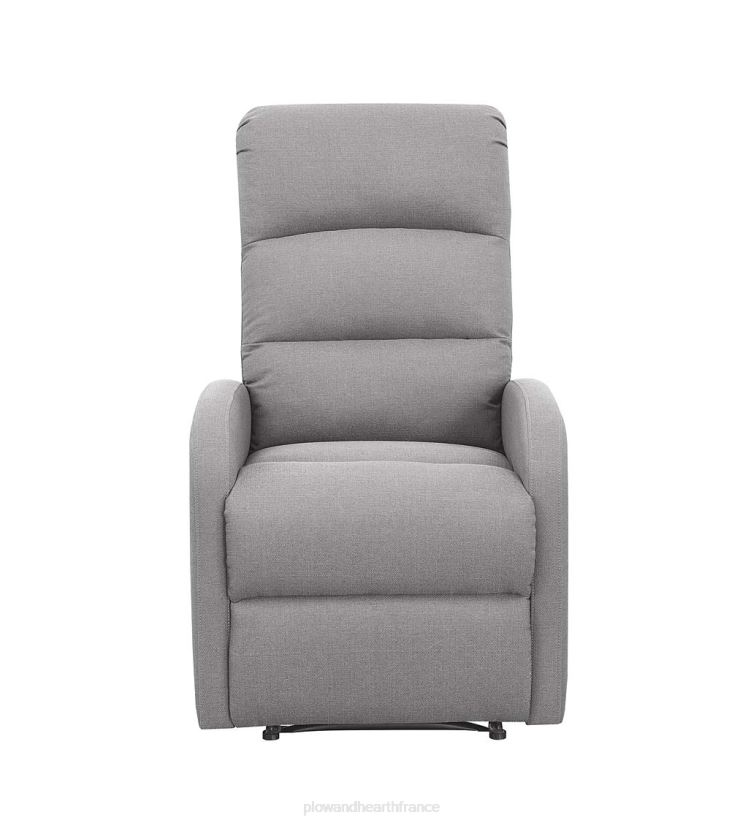 Plow & Hearth meubles Fauteuil inclinable manuel rembourré emilia - gris 0BNZ2027