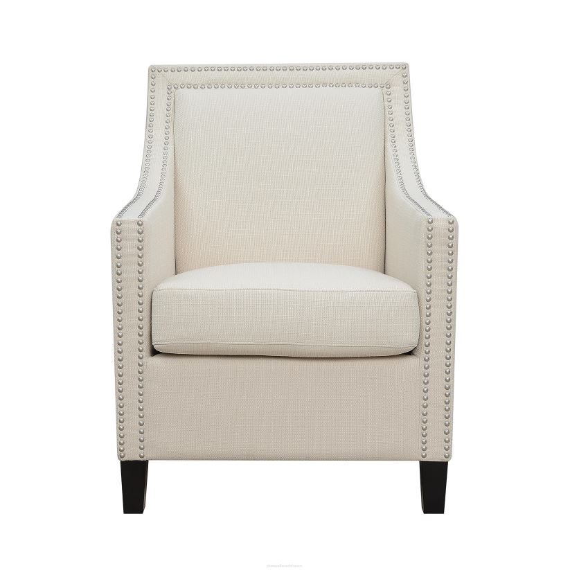 Plow & Hearth meubles chaise d'appoint rembourrée lillie - beige 0BNZ2025