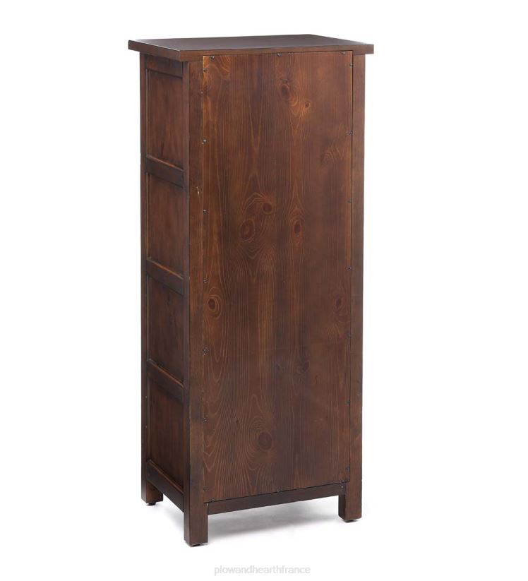 Plow & Hearth meubles Armoire à gelée en bois avec glacière Portland avec quincaillerie de réplique 0BNZ2077