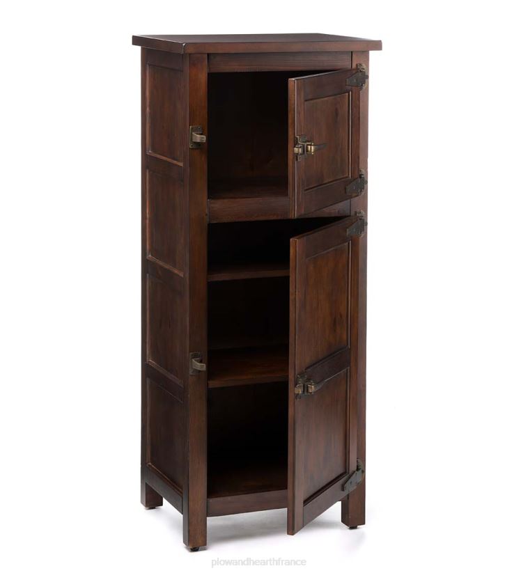 Plow & Hearth meubles Armoire à gelée en bois avec glacière Portland avec quincaillerie de réplique 0BNZ2077