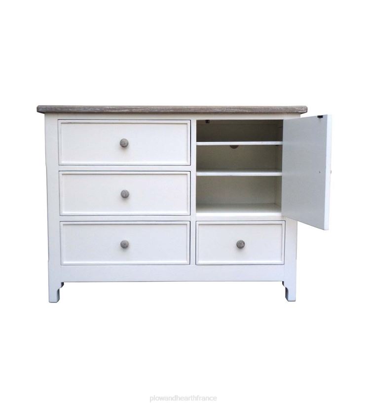 Plow & Hearth meubles Laurel Ridge Farmhouse Collection Fletcher Coffre simple – Cacao 0BNZ2084