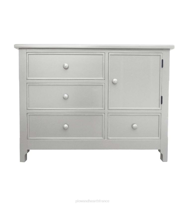 Plow & Hearth meubles Laurel Ridge Farmhouse Collection Fletcher Coffre simple – Cacao 0BNZ2084