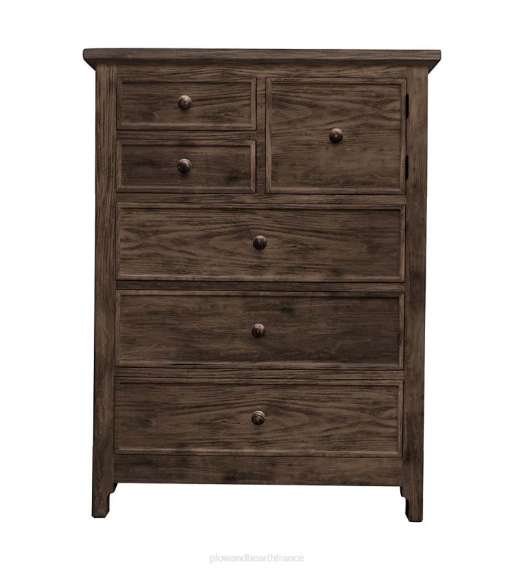 Plow & Hearth meubles Laurel Ridge Farmhouse Collection Fletcher coffre haut - cacao 0BNZ2083