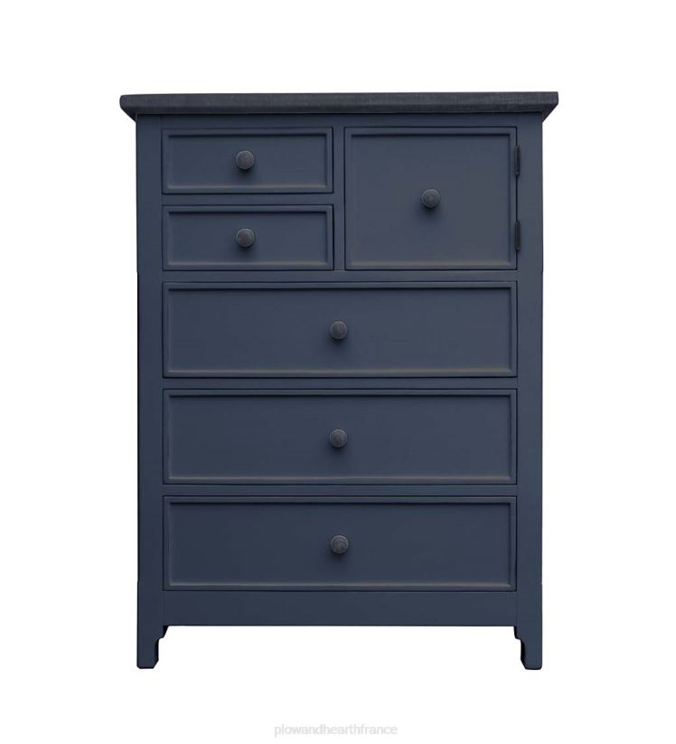 Plow & Hearth meubles Laurel Ridge Farmhouse Collection Fletcher coffre haut - cacao 0BNZ2083