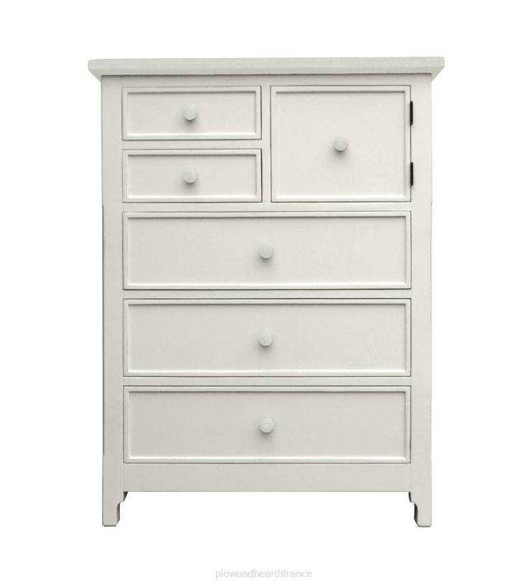 Plow & Hearth meubles Laurel Ridge Farmhouse Collection Fletcher coffre haut - cacao 0BNZ2083