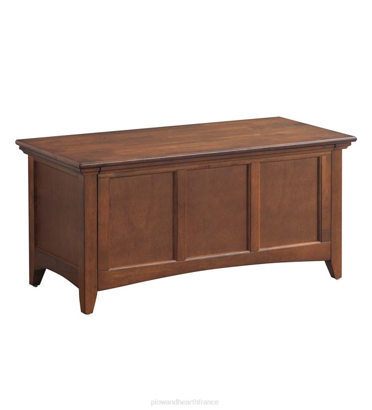 Plow & Hearth meubles coffre/console de rangement à panneaux articulés - ivoire antique 0BNZ2080