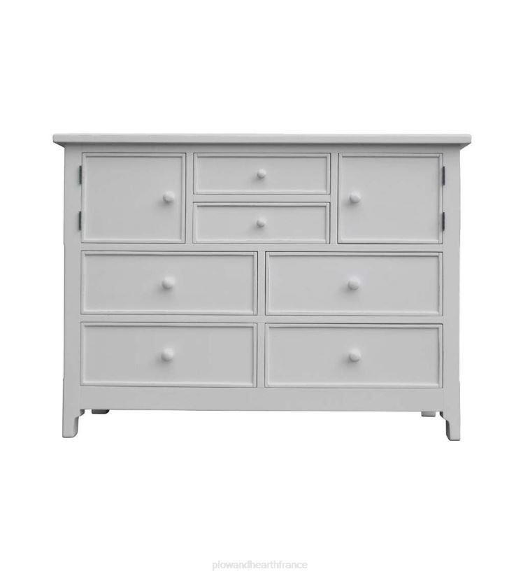 Plow & Hearth meubles laurel ridge farmhouse collection fletcher double coffre - cacao 0BNZ2085