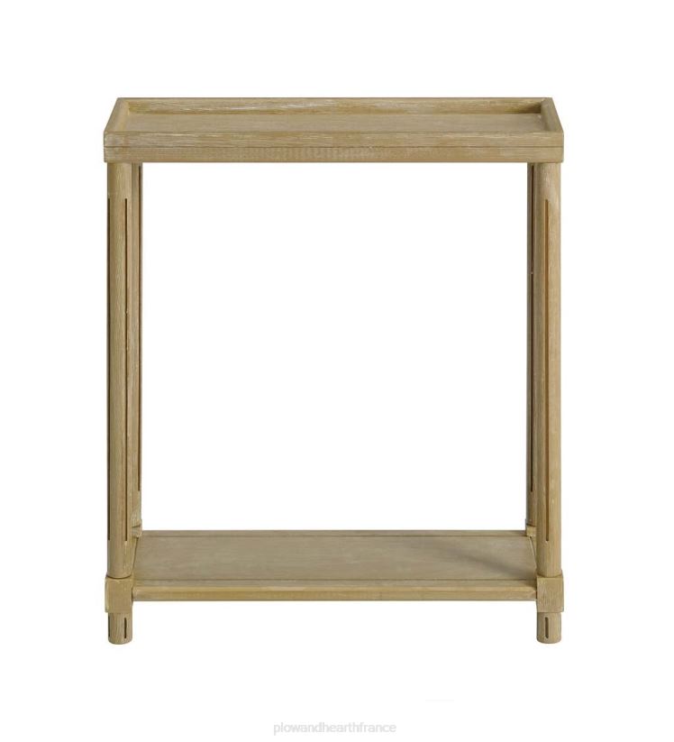 Plow & Hearth meubles Allison Slim tables d'appoint en bois, lot de 2 - blanc 0BNZ1986