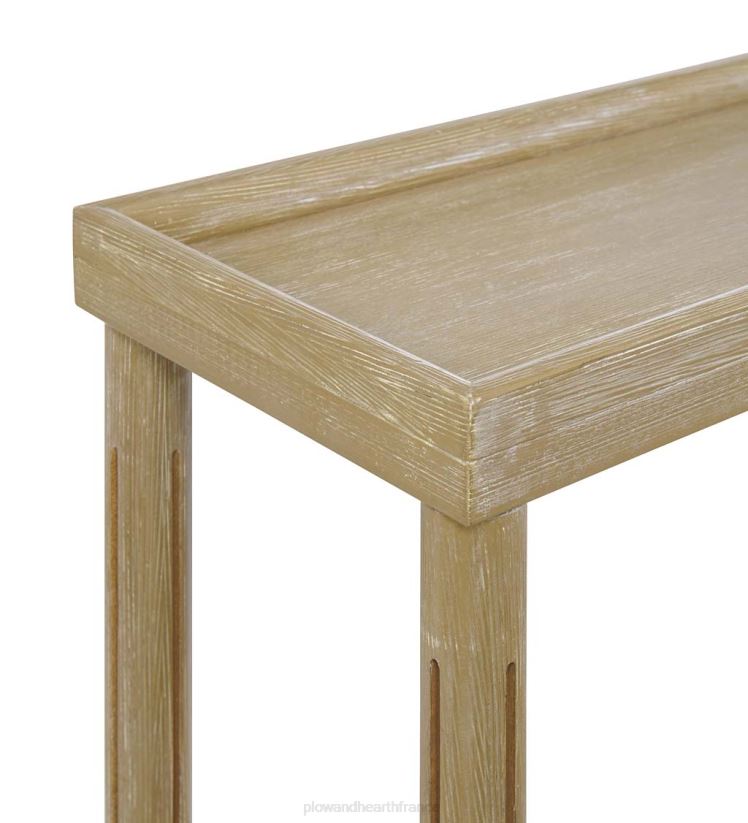 Plow & Hearth meubles Allison Slim tables d'appoint en bois, lot de 2 - blanc 0BNZ1986