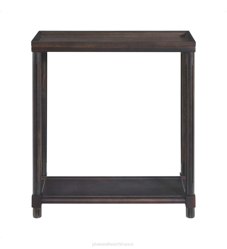 Plow & Hearth meubles Allison Slim tables d'appoint en bois, lot de 2 - blanc 0BNZ1986