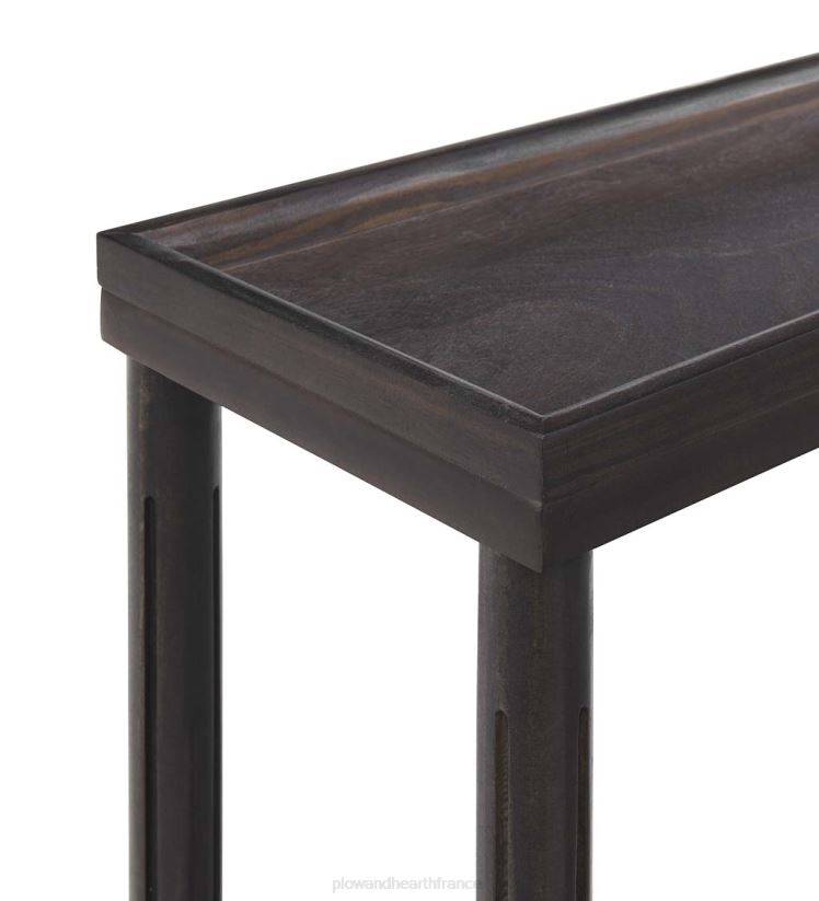 Plow & Hearth meubles Allison Slim tables d'appoint en bois, lot de 2 - blanc 0BNZ1986