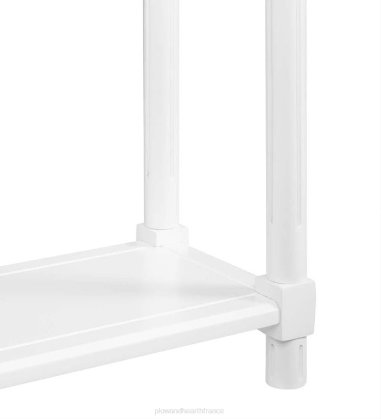 Plow & Hearth meubles Allison Slim tables d'appoint en bois, lot de 2 - blanc 0BNZ1986