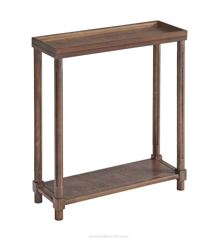 Plow & Hearth meubles Allison Slim tables d'appoint en bois, lot de 2 - blanc 0BNZ1986