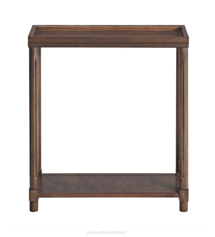 Plow & Hearth meubles Allison Slim tables d'appoint en bois, lot de 2 - blanc 0BNZ1986