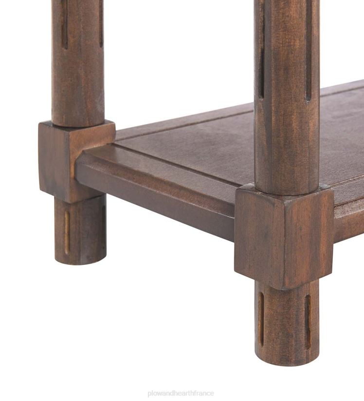 Plow & Hearth meubles Allison Slim tables d'appoint en bois, lot de 2 - blanc 0BNZ1986