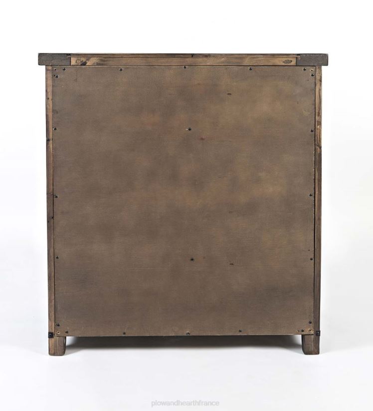 Plow & Hearth meubles Armoire de rangement en bois à porte de grange Cape Charles avec finition bois de grange - bois de grange 0BNZ1993