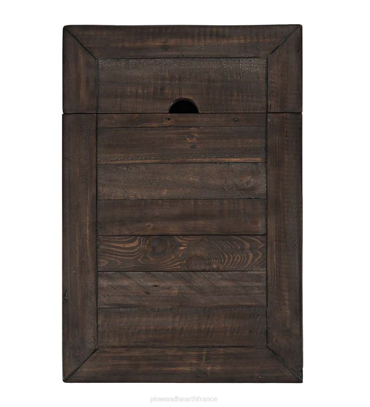 Plow & Hearth meubles Cape Charles a récupéré la table d'appoint de la centrale électrique de Barnwood avec des ports USB - Barnwood 0BNZ1988