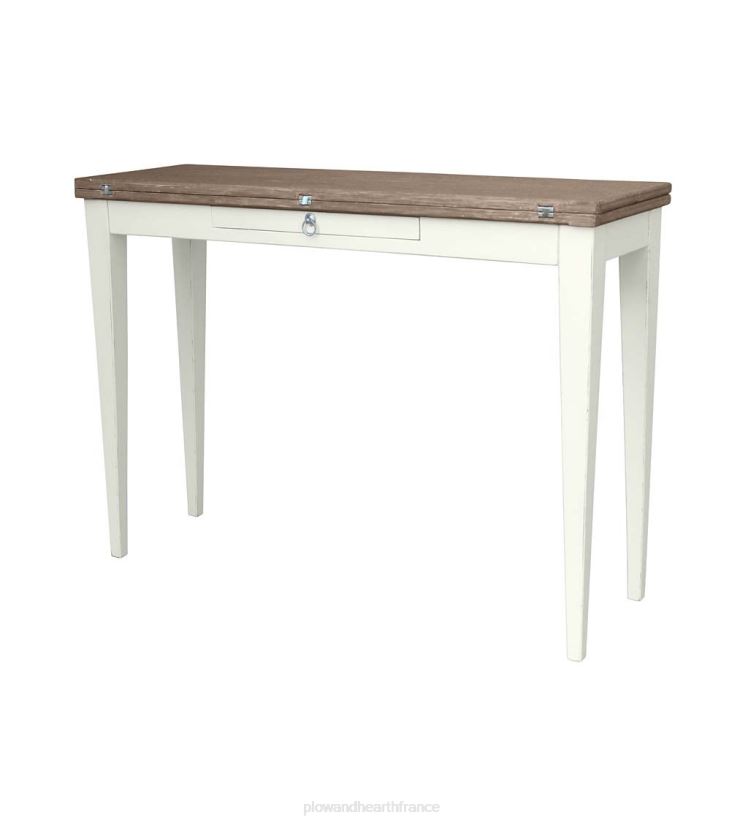 Plow & Hearth meubles console de collecte Shelby de la collection Farmhouse de Laurel Ridge - cacao 0BNZ2001