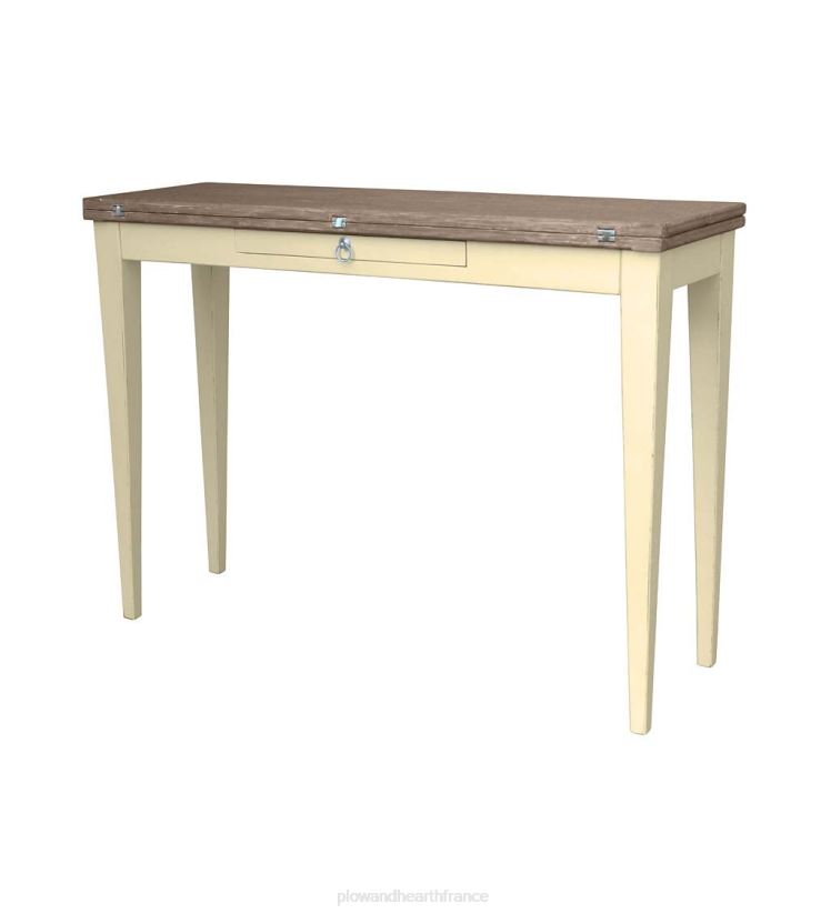 Plow & Hearth meubles console de collecte Shelby de la collection Farmhouse de Laurel Ridge - cacao 0BNZ2001