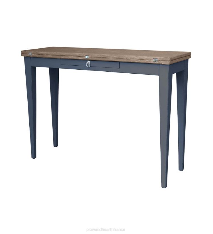 Plow & Hearth meubles console de collecte Shelby de la collection Farmhouse de Laurel Ridge - cacao 0BNZ2001