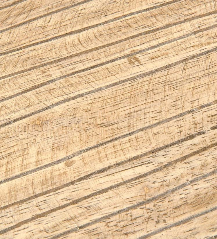 Plow & Hearth meubles table d'appoint promenade en bois d'hévéa avec porte à volets 0BNZ2009