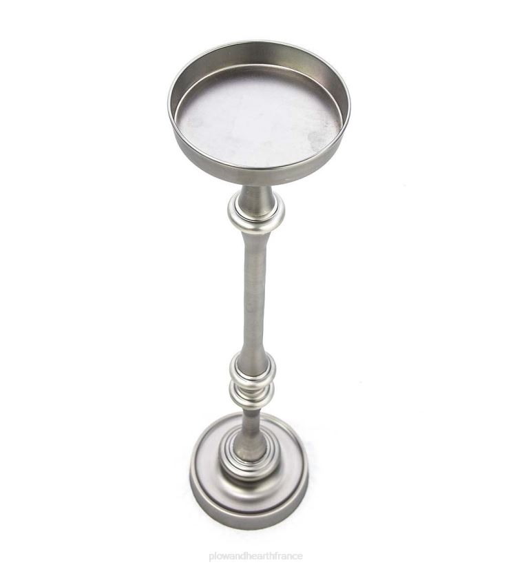 Plow & Hearth meubles tables à martini, lot de 2 - argent antique 0BNZ2022