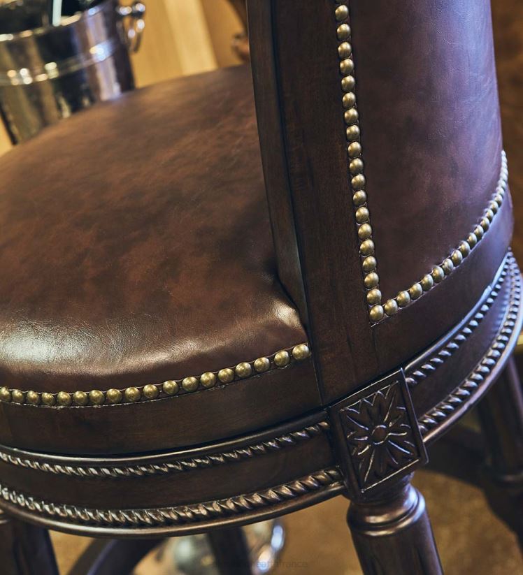 Plow & Hearth meubles Chapman siège pivotant à dossier haut tabourets de bar et de comptoir 0BNZ2048