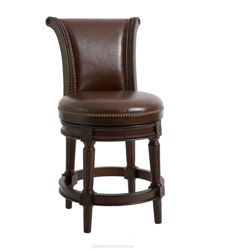 Plow & Hearth meubles Chapman siège pivotant à dossier haut tabourets de bar et de comptoir 0BNZ2048