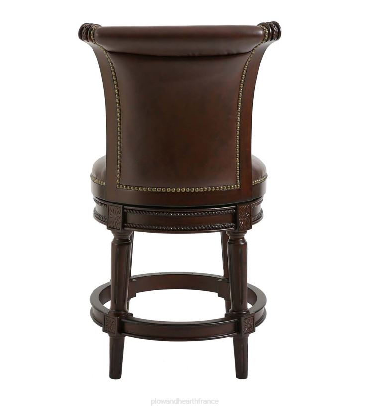 Plow & Hearth meubles Chapman siège pivotant à dossier haut tabourets de bar et de comptoir 0BNZ2048