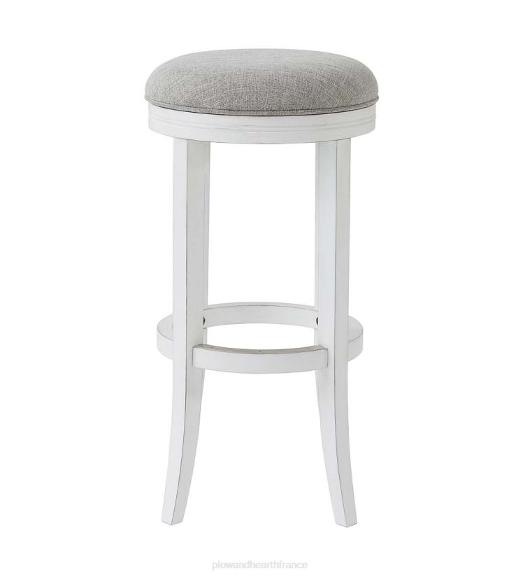Plow & Hearth meubles Tabouret de bar à siège pivotant haut callie - blanc 0BNZ2058