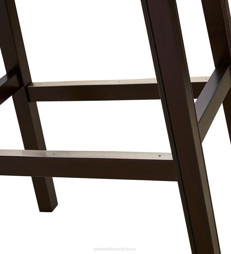 Plow & Hearth meubles tabouret de bar avec siège en selle lena - beige 0BNZ2052