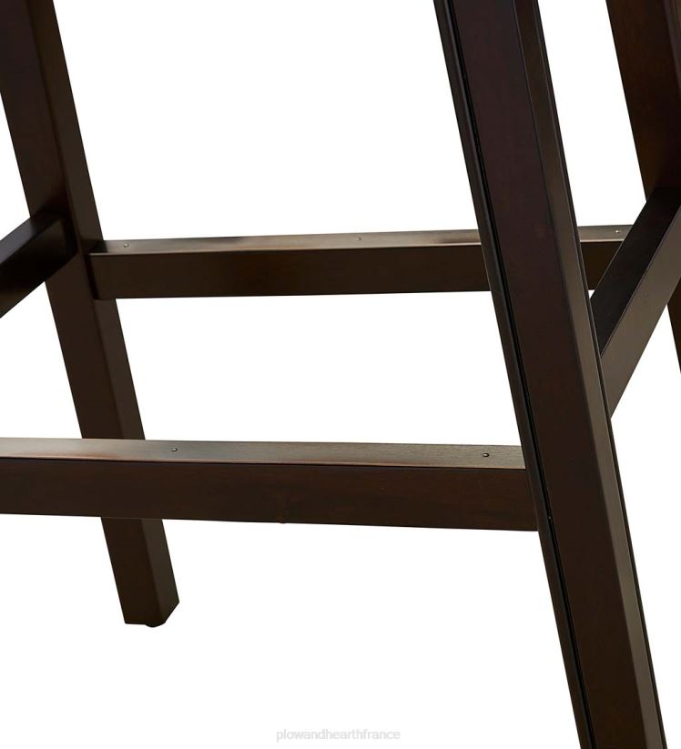 Plow & Hearth meubles tabouret de bar à siège de selle haut lena - noir 0BNZ2043