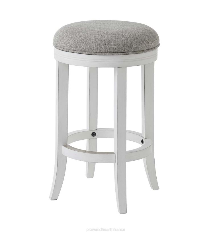 Plow & Hearth meubles tabouret de bar à siège pivotant callie - blanc 0BNZ2049