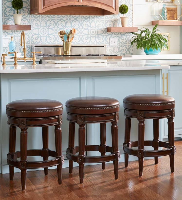 Plow & Hearth meubles tabourets de bar et de comptoir à siège pivotant Chapman 0BNZ2057