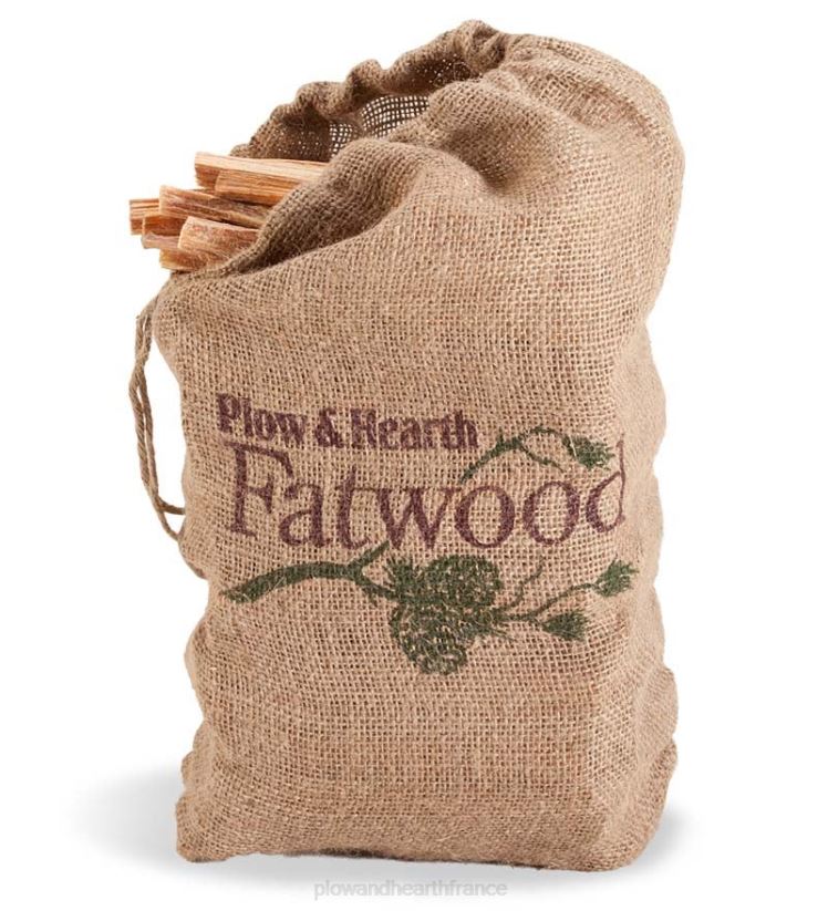 Plow & Hearth saisonniers et cadeaux Allume-feu Fatwood, boîte de 35 lb 0BNZ2995