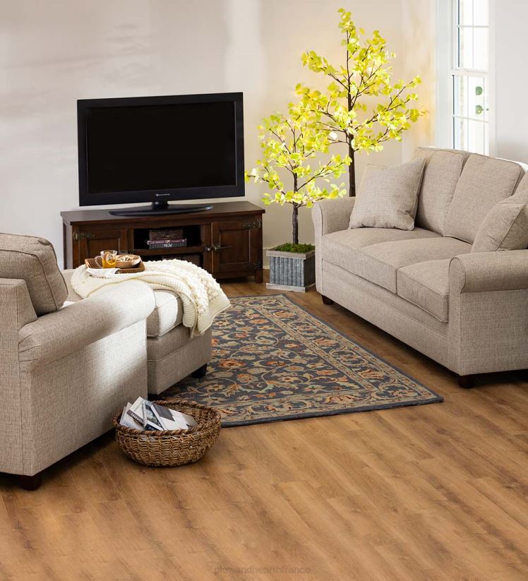 Plow & Hearth saisonniers et cadeaux Arbre ginkgo vert éclairé électriquement, 4'h, intérieur/extérieur 0BNZ3213